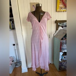 Vintage Pink Ghost London Dress